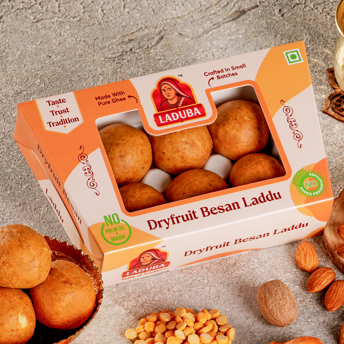 Dryfruit Besan Laddu