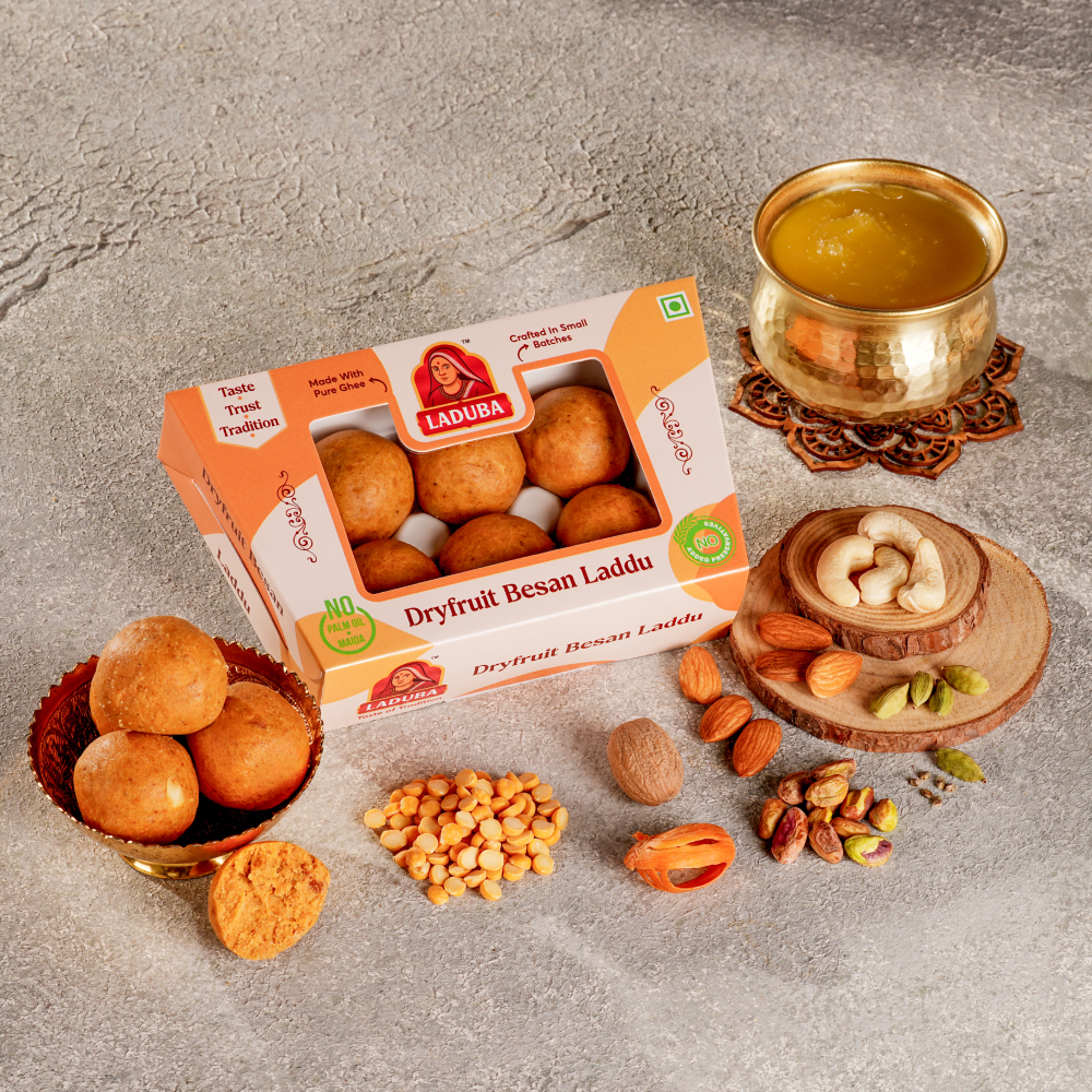 Dryfruit Besan Laddu