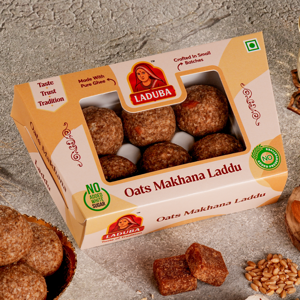 Oats Makhana Laddu